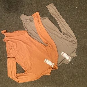 Turtle neck jumpsuits 2-pack